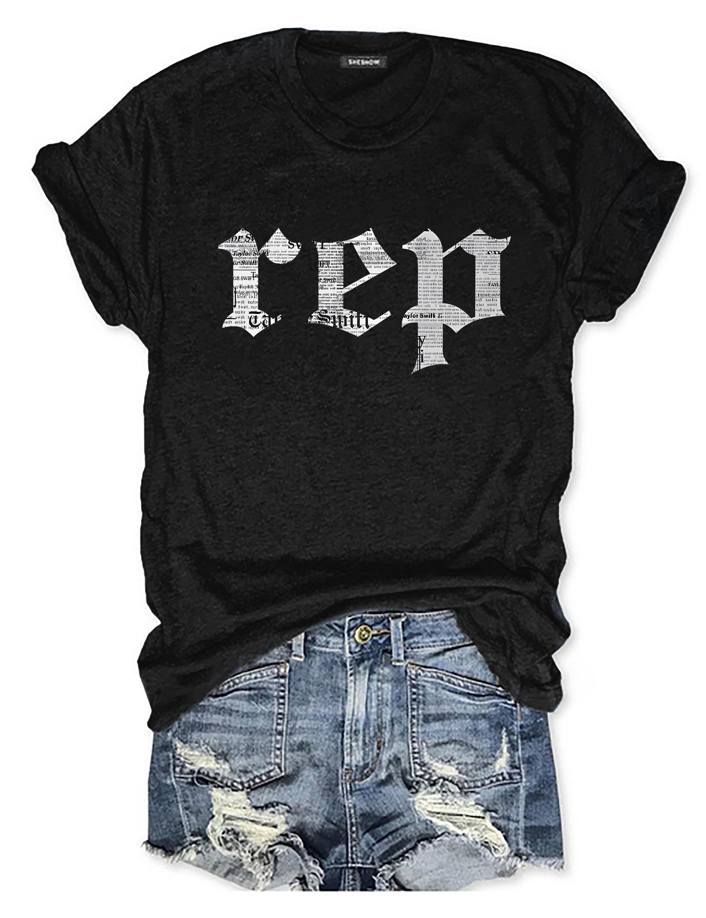 T-shirt graphique tendance Rep Era Streetwear Statement Shirt 