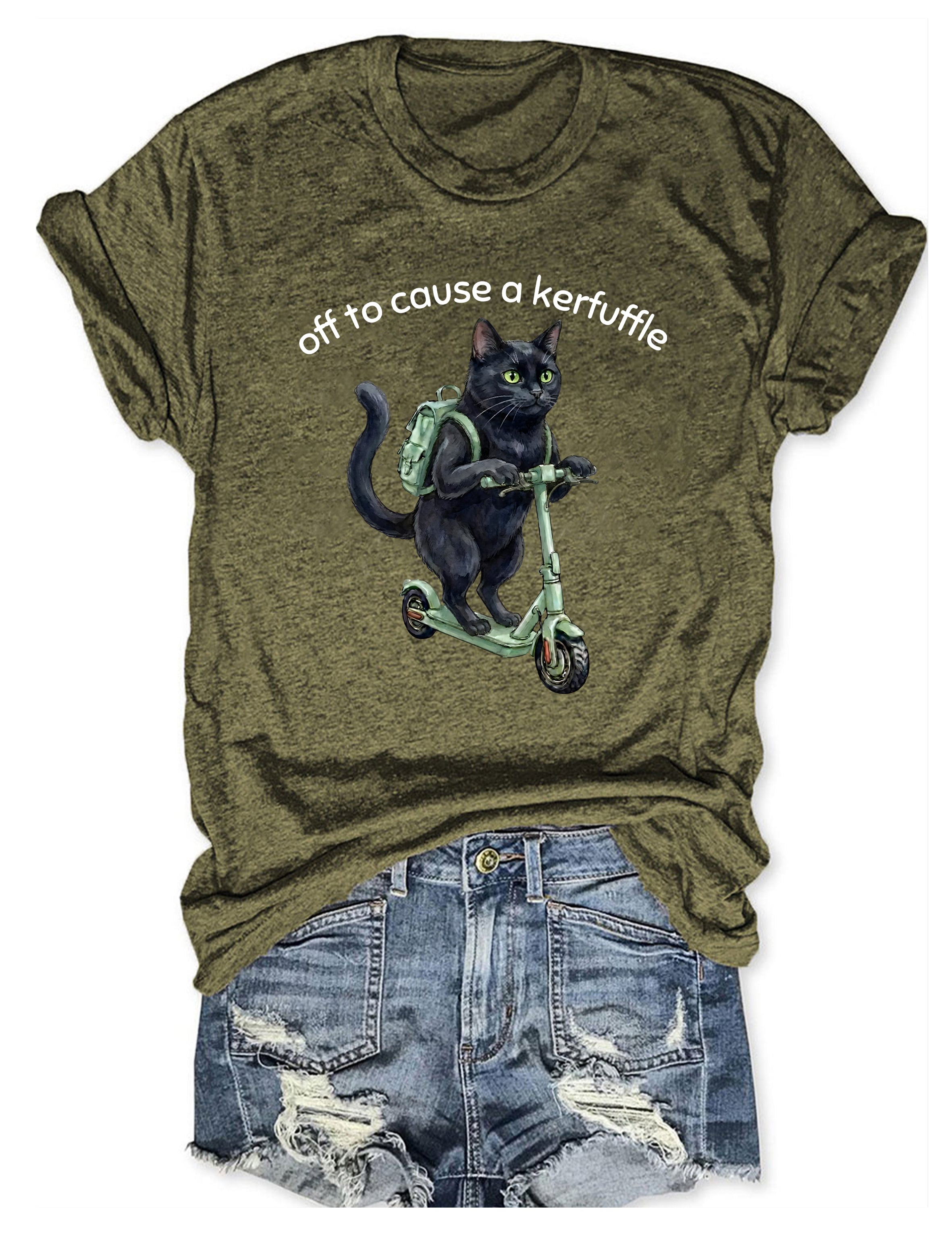 T-shirt graphique humoristique prêt à faire des vagues, citation sarcastique 