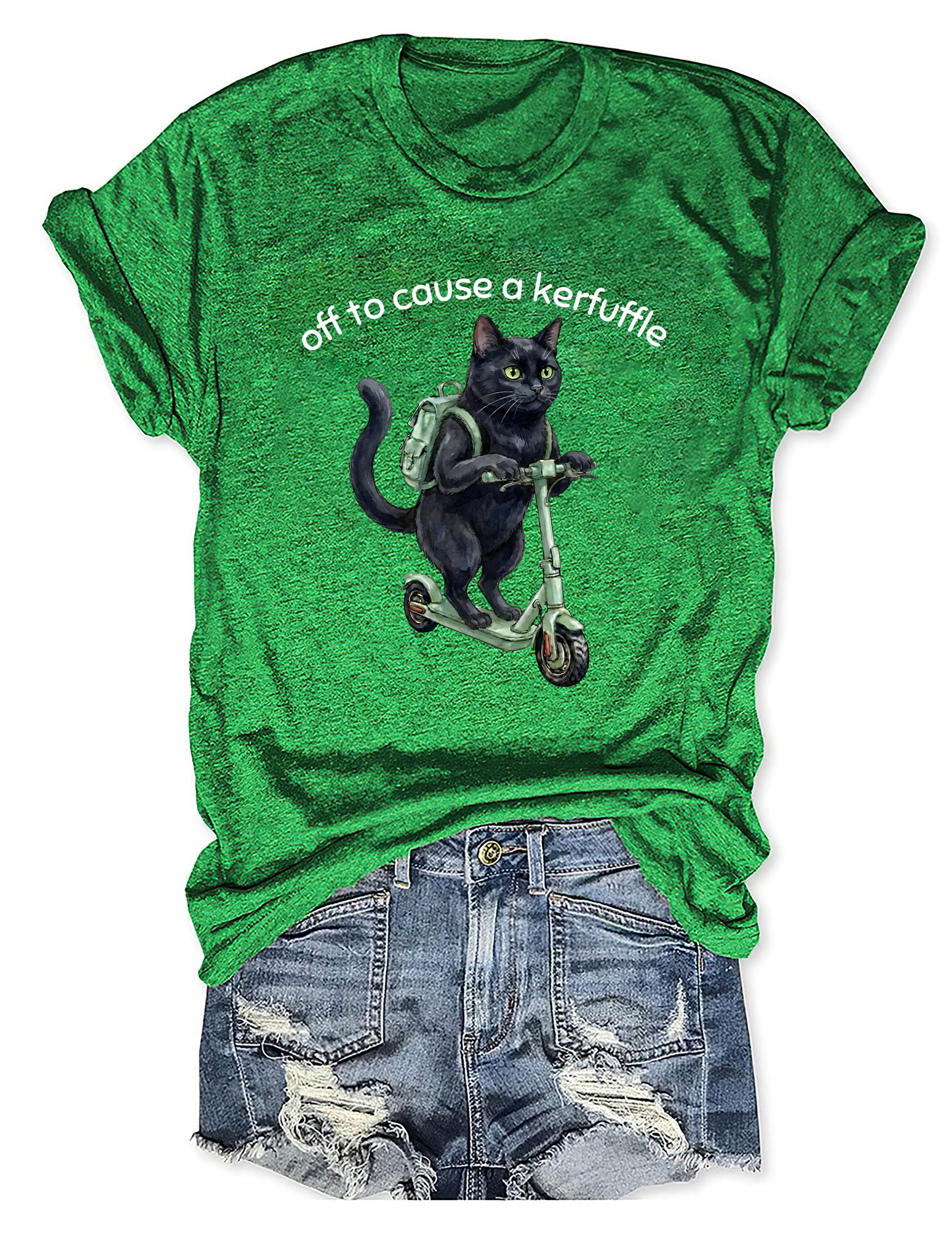 T-shirt graphique humoristique prêt à faire des vagues, citation sarcastique 