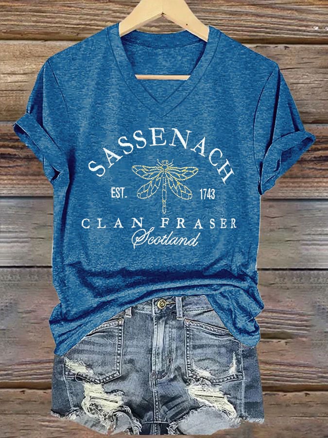 T-shirt vintage inspiré des clans des Highlands écossaises 