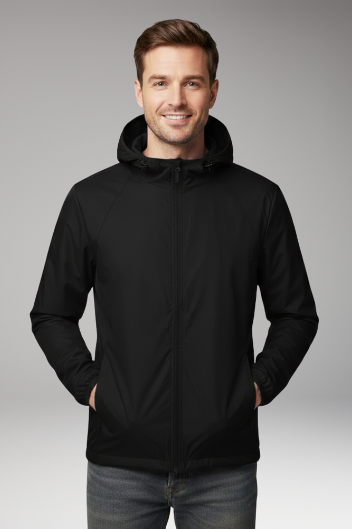 Unisex Outdoor Jacket with Water-Repellent and All-Weather Features