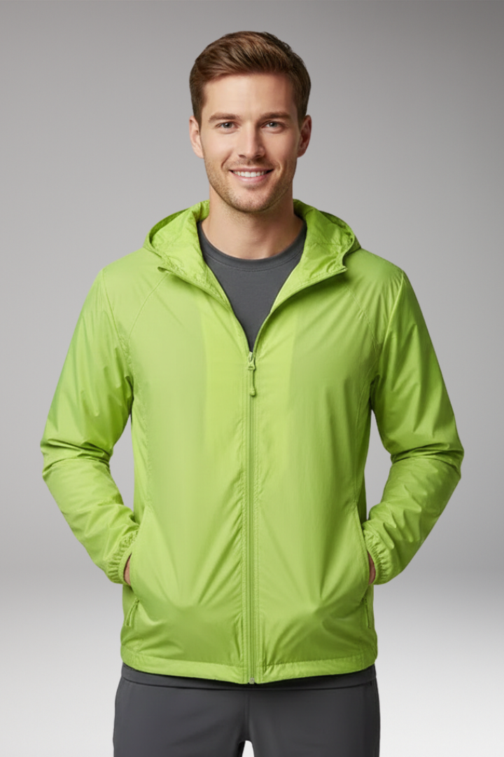 Unisex Outdoor Jacket with Water-Repellent and All-Weather Features