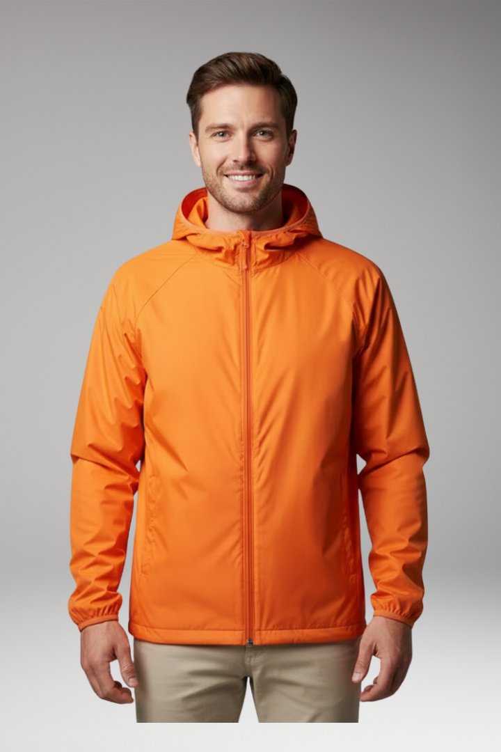 Unisex Outdoor Jacket with Water-Repellent and All-Weather Features