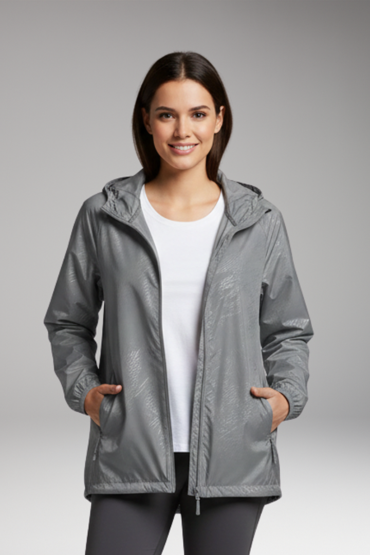 Unisex Outdoor Jacket with Water-Repellent and All-Weather Features