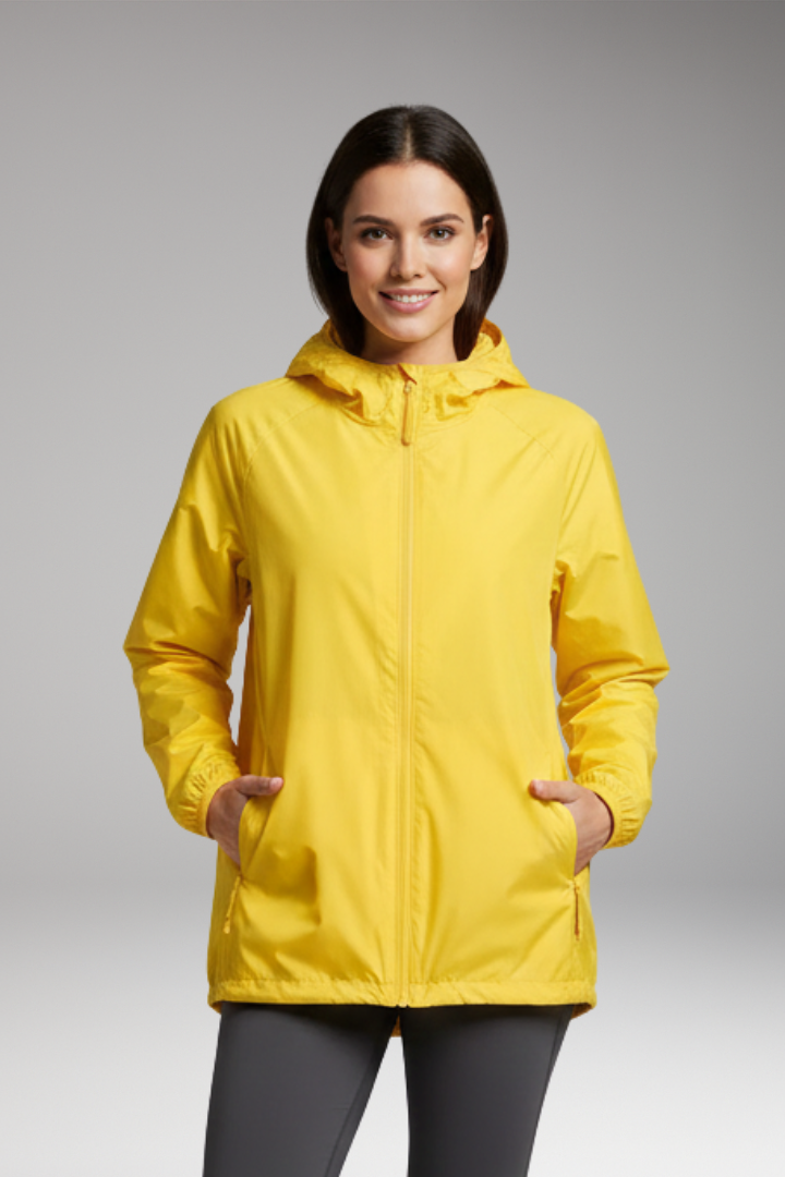 Unisex Outdoor Jacket with Water-Repellent and All-Weather Features