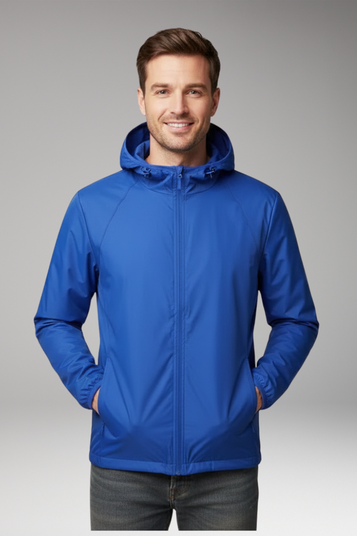 Unisex Outdoor Jacket with Water-Repellent and All-Weather Features