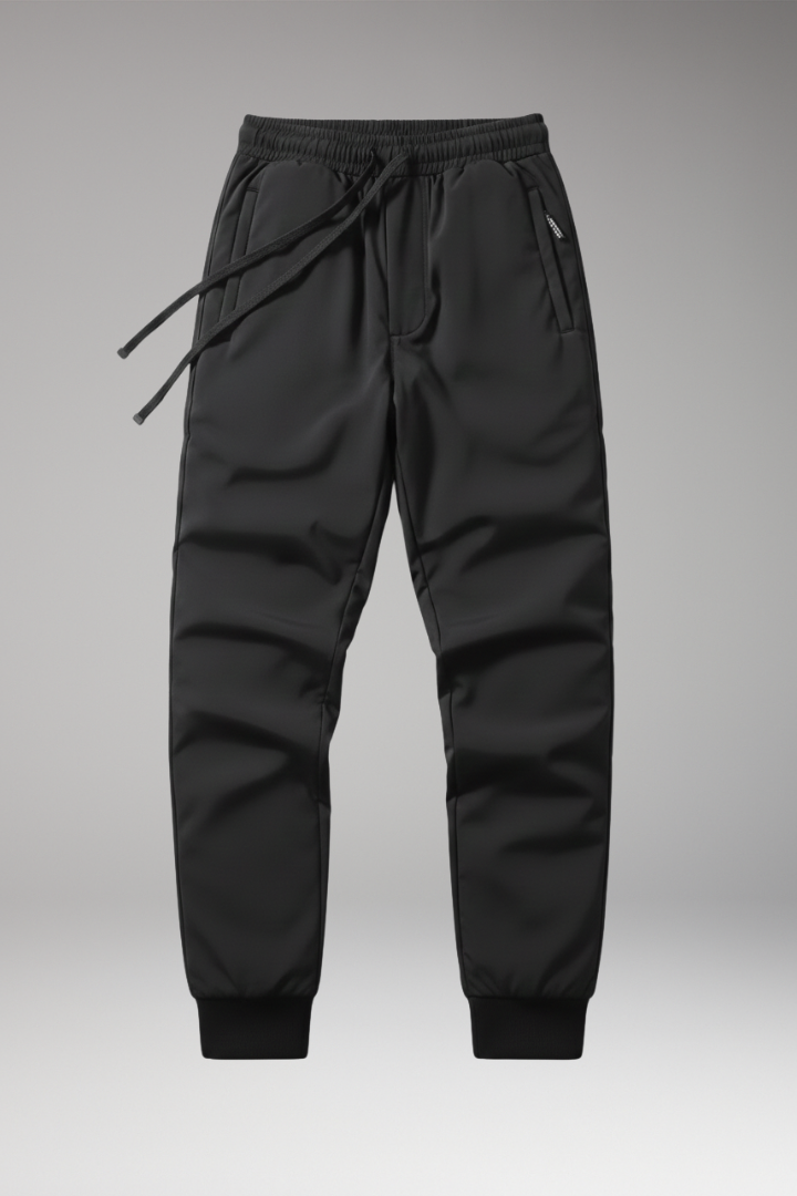 Women's Trousers with Adjustable Waist and Inner Lining