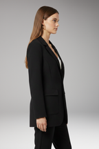 Women's Blazer with notch lapel and open front