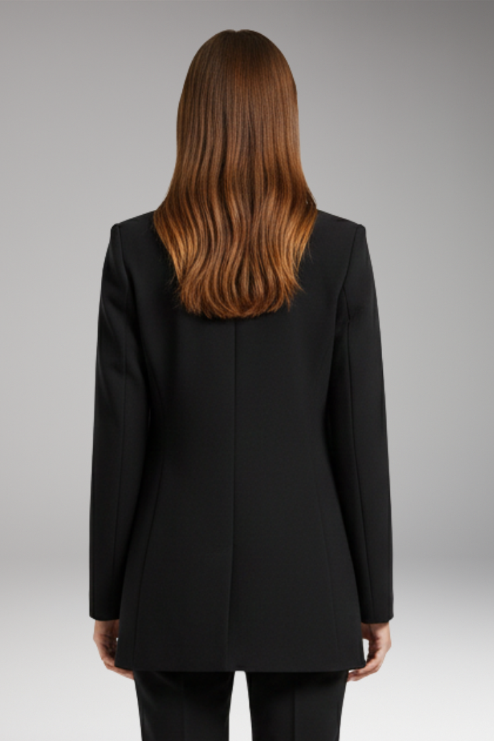 Women's Blazer with notch lapel and open front
