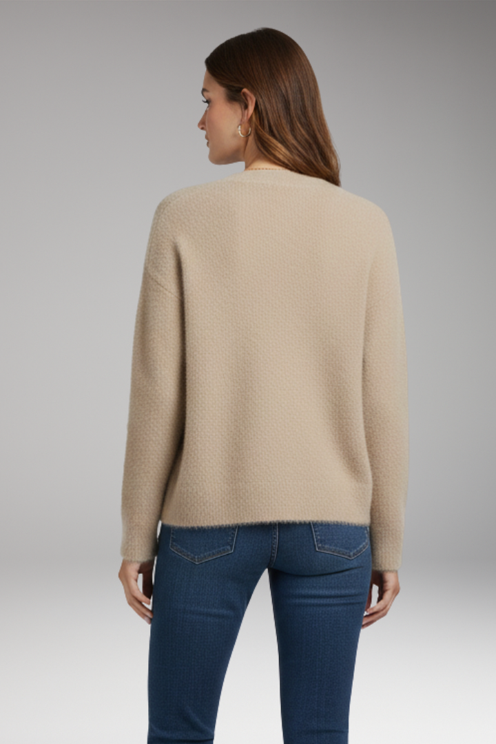 Women's Cardigan with Regular Fit and Button Closure