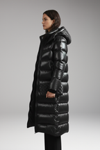 Women's Coat with Hood and Full Zip