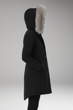 Women's Coat with Hood and Insulated Interior