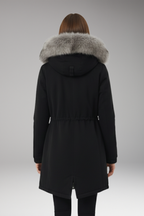 Women's Coat with Hood and Insulated Interior