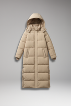 Women's Coat with Quilted Surface and Long Length