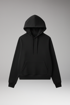 Women's Hoodie with Adjustable Hood and Ribbed Edges