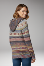 Women's Hoodie with Attached Hood and Long Sleeves