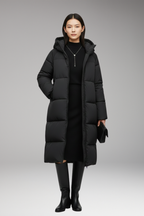 Women's Jacket with Front Zipper and Quilted Surface