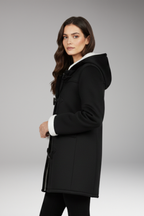 Women's Jacket with Hood and Toggle Closure