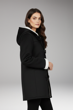Women's Jacket with Hood and Toggle Closure