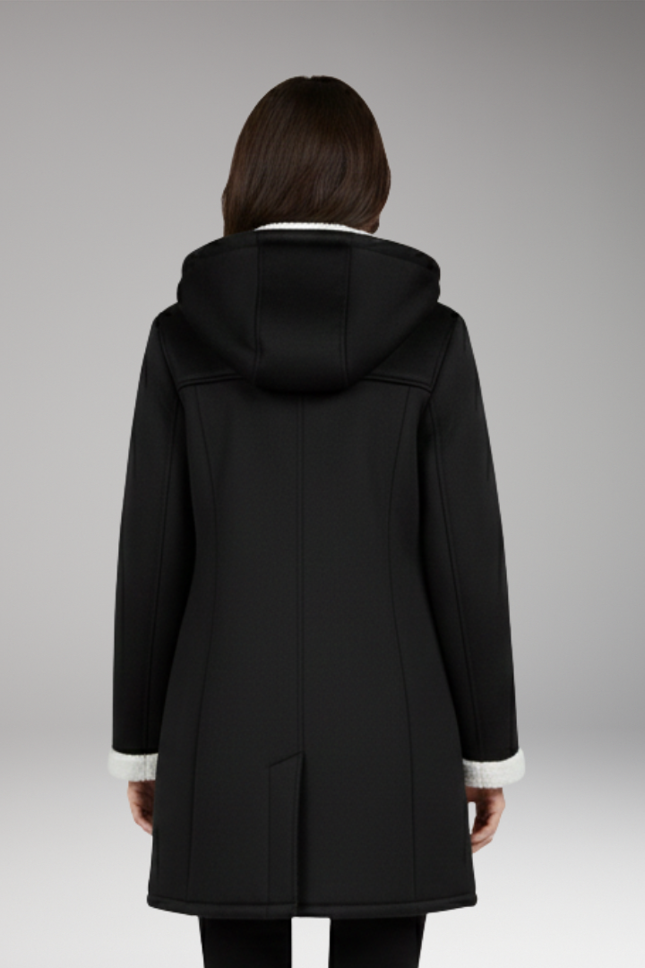 Women's Jacket with Hood and Toggle Closure