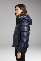 Women's Jacket with Hood and Zip Closure