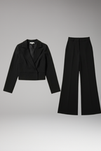 Women's Jumpsuit with Shirt Collar and Wide Legs