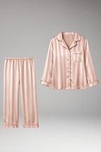 Women's Pyjama Set with Button Top and Straight Pants