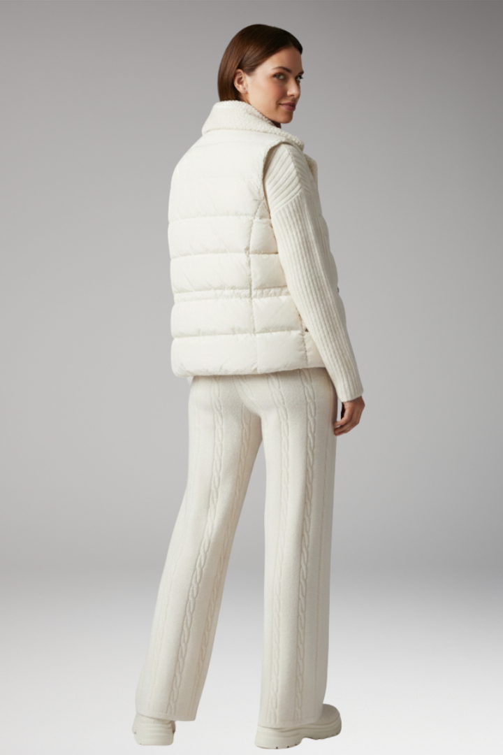 Women's Set with Turtleneck and Wide-Leg Pants