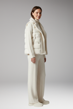 Women's Set with Turtleneck and Wide-Leg Pants