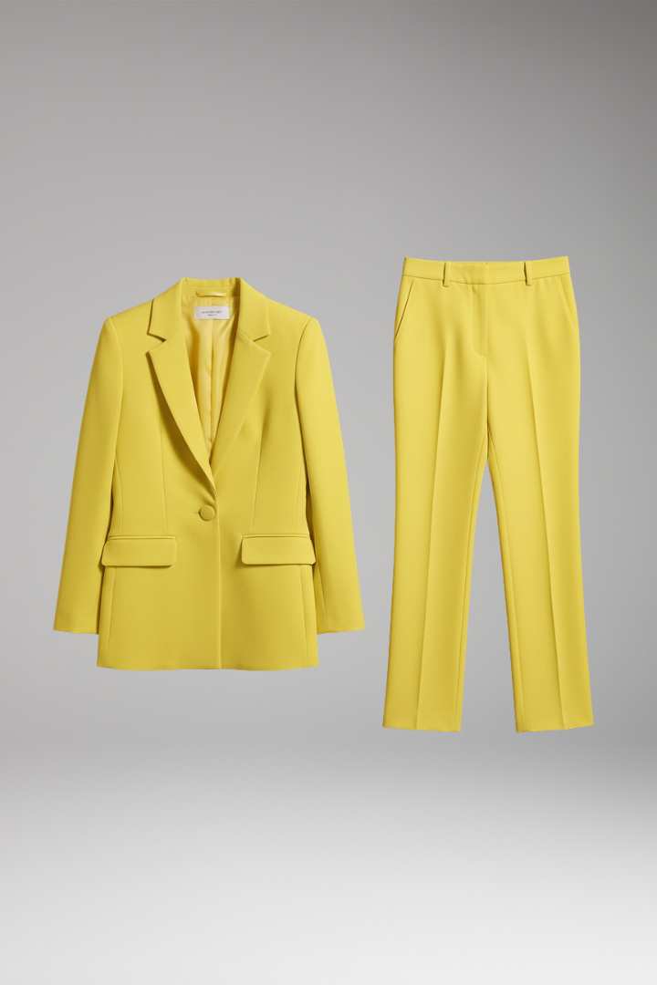 Women's Suit Set with Jacket and Trousers
