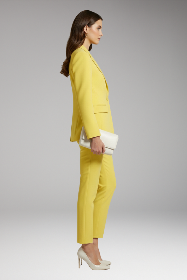 Women's Suit Set with Jacket and Trousers