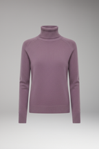 Women's Sweater with Turtleneck and Long Sleeves