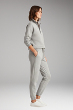 Women's Tracksuit Set with Half-Zip Sweatshirt and Joggers