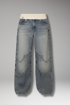 Women's Trousers with Elastic Waist and Wide-Leg Silhouette