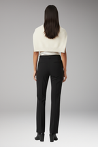 Women's Trousers with High Waist and Straight Legs