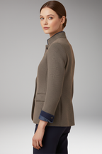 Women's Vintage Inspired Blazer with Stand Up Collar