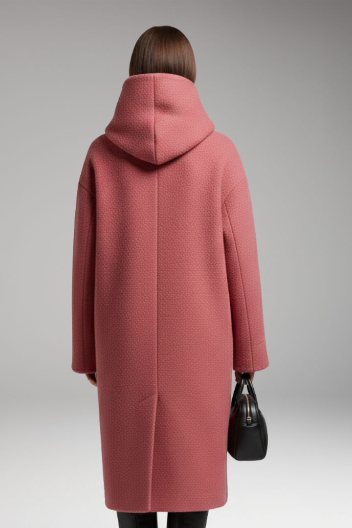 Women's Winter Coat with Insulation and Raised Collar