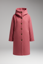 Women's Winter Coat with Insulation and Raised Collar