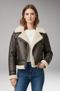 Women's Zip Jacket with Belted Hem