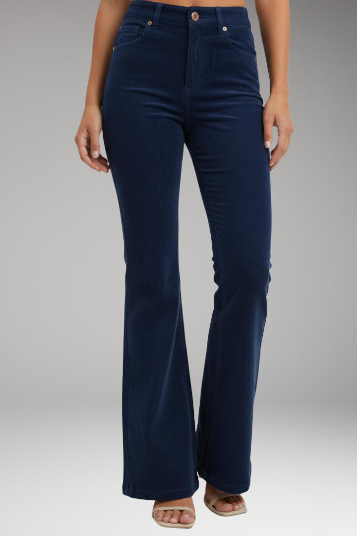 Women's High-Waisted Flared Pants