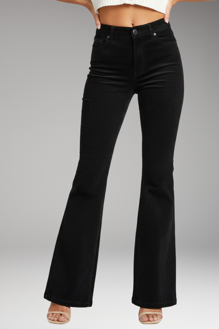 Women's High-Waisted Flared Pants