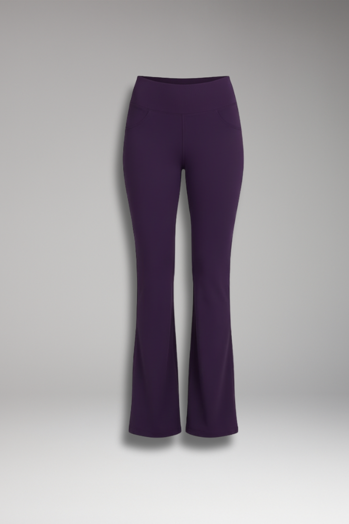 Women's Pants with High Waist and Wide Leg