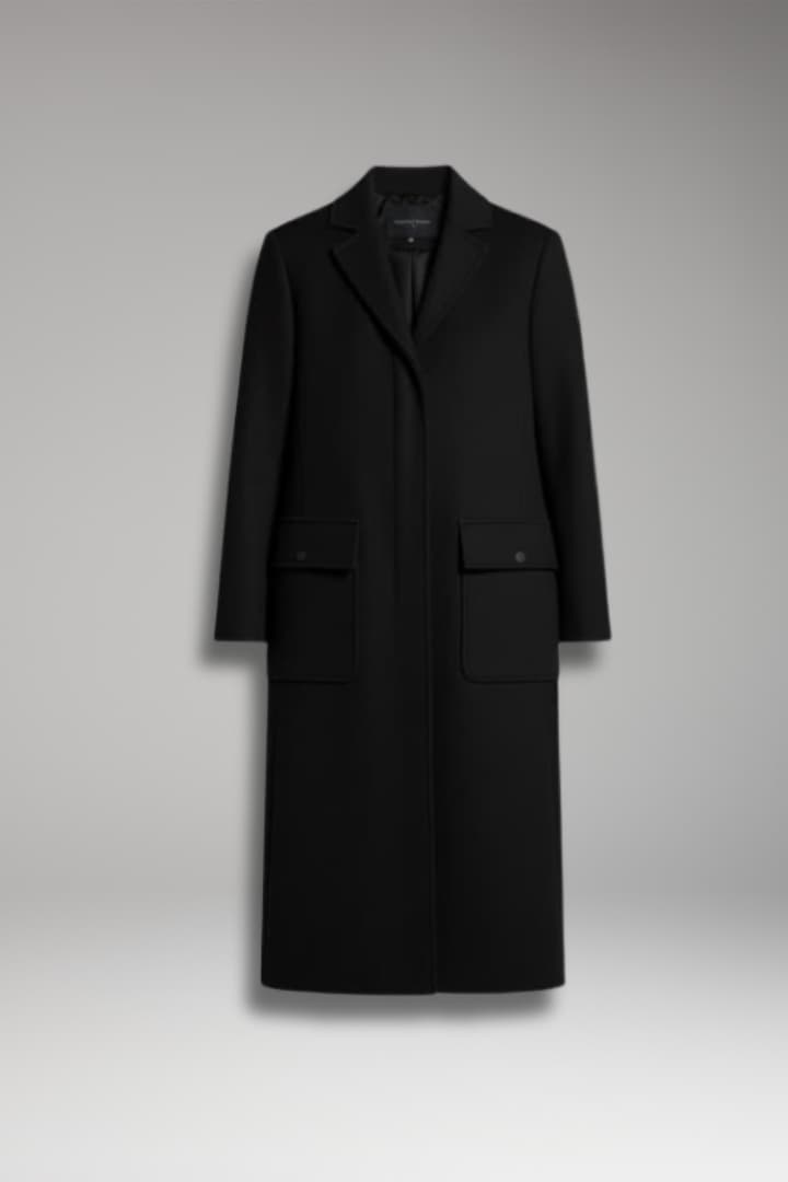 Women's Parka with Insulated Lining and Snap Closure