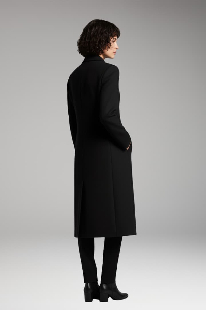 Women's Parka with Insulated Lining and Snap Closure