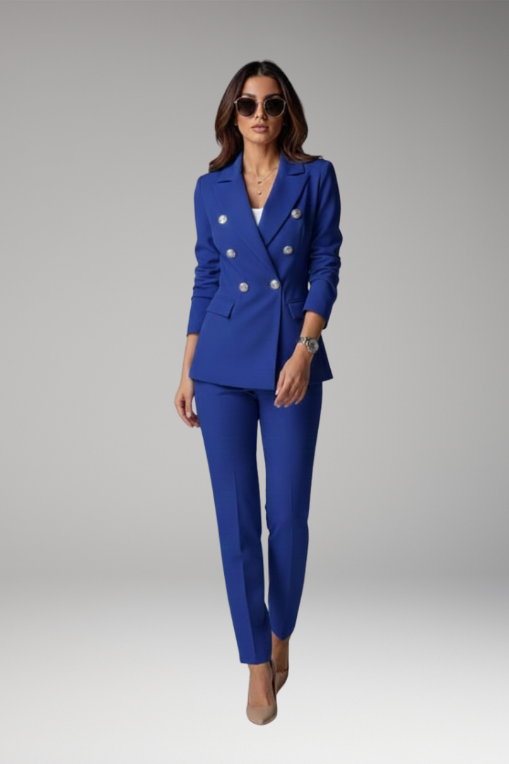 Women's Suit with Blazer and Straight Pants