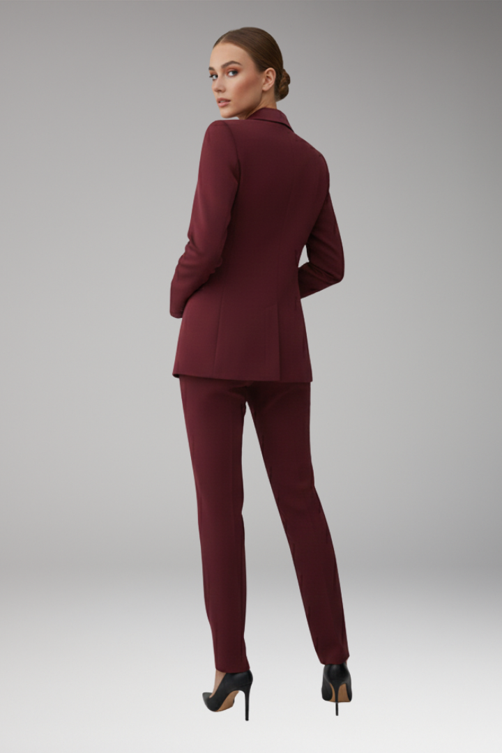 Women's Three-Piece Suit with Blazer, Vest, and Pants