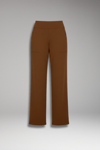 Women's Trousers with High Waist and Side Pockets