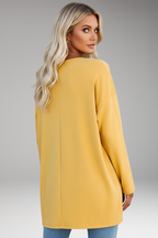 Women's Tunic Top with V-Neckline and Long Sleeves