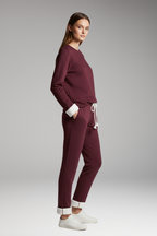 Women's Two Piece Set with Lined Interior and Drawstring Waist