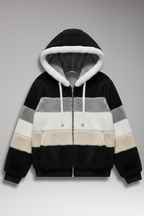 Women's Winter Coat with Hood and Faux Fur Lining